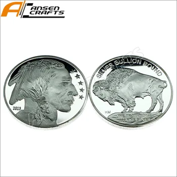 3 Tk/Palju Ühe Untsi Peen hõbetatud Buffalo USA Münt