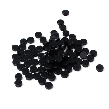 300 Tükki Plastikust Mustad Täpid, Inlay Sm Kitarr Fingerboard Osad Läbimõõt 6,3 mm