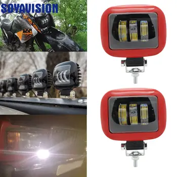 30W Square Üleujutuste LED-töövalgustus Baar Lamp Autode Offroad 4x4 ATV Veoauto Traktori MAASTUR Sõiduki 30w LED-töövalgustus Üleujutuste 12 24V