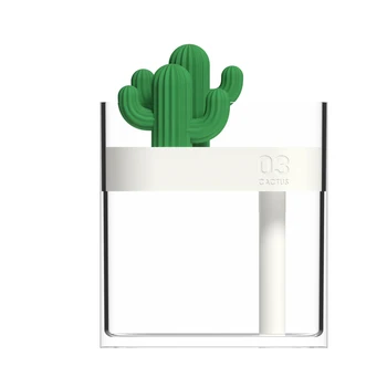 319 Selge Cactus Ultraheli Õhu Niisutaja 160ML Color Light USB Õhu Puhastaja Anioon Udu Tegija Vee Pihusti