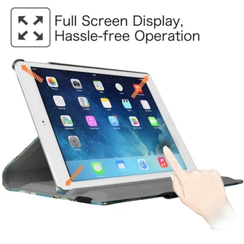 360 Kraadi Pöörlevad Stand Case For iPad Mini 1 2 3 Juhul PU Nahk Smart luuk Jaoks Funda iPad Mini Puhul Katta Sleep/Wake