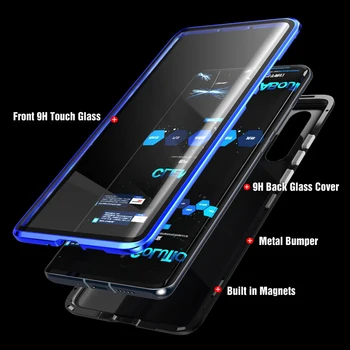 360 Magnet Metalli Puhul Samsung Galaxy S20 Ultra S20 S10 Pluss A51 A71 A81 A91 A30S A11 A31 M31 Lisa 10 Lite Pro Telefon Juhtudel