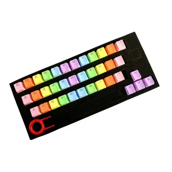 37 Võti Värviline PBT Mehaaniline Klaviatuur Mängude Keycap Set Lülitite Asendamine Translucidus Arvuti Lisaseade Taustavalgustusega Asukoht