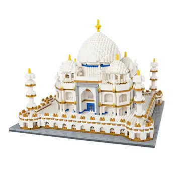 3950pcs ehitusplokid Määrata, Arhitektuur, Vaatamisväärsused, Taj Mahal Palee Mudel Mänguasi Poisid Tüdrukud Varajase Hariduse 3D Tellised Mänguasjad