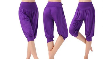 3colors Suvel naiste Jooga püksid Modal bloomers püksid naiste treening püksid must/lilla/roosa