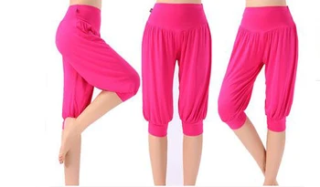 3colors Suvel naiste Jooga püksid Modal bloomers püksid naiste treening püksid must/lilla/roosa