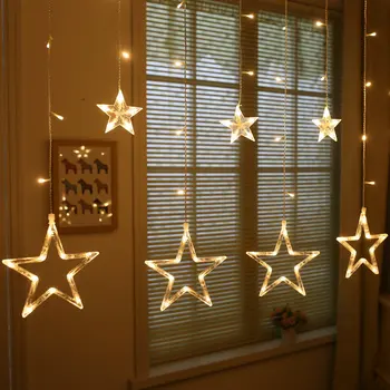 3m/5m/10m LED star String Tuled Jõulud vanik aku, USB-powered-led Pulmapidu Kardin string Haldjas Tuled koju