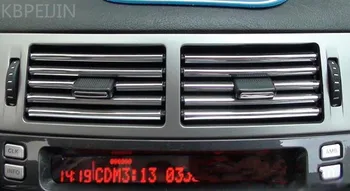 3M auto kliimaseade outlet U Stiili sisekujunduses riba Iluvõre Chrome Peugeot 307 308 207 3008 2008 407 508 206 car styling