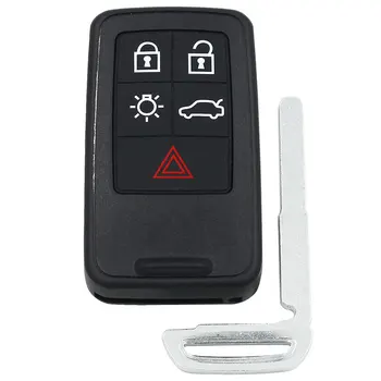 3TK* 5 nupud Smart Remote Key for Volvo XC60 S60 S60L V40 V60 434mhz id46 Chip, PARIMA KVALITEEDIGA