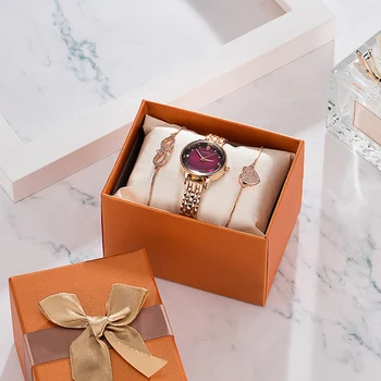 3TK Kingitus kellad set daamid mood kleit käekellad naistele on lihtne quartz watch smart käevõru set tasuta shipping