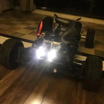 3W DIY Suure Võimsusega Esitulede LED Tuled 1:10 RC Rock Crawler Axial SCX10 1:8 võidusõiduauto HSP TKI