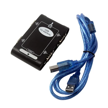 4 port RS232-USB 2.0 adapter USB-Serial DB9 COM converter Kontroller Kaart
