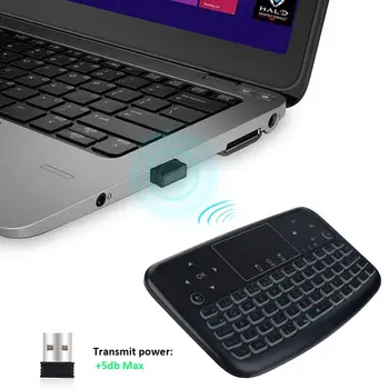 4 värvi Mini Wireless Touch Keyboard Bluetooth Portable Air Hiir Touchpad puldiga Tablett 2,4 GHz, Android TV Box