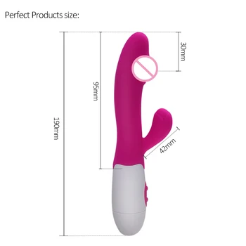 4 Värvi Sugu Mänguasjad Naine Dual Vibratsiooni 10 Kiirus Massager Erootiline Magic Wand Dildo Clit G Spot Stimuleerida Vibraator Sex Shop