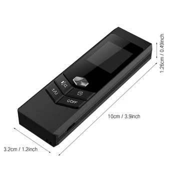 40M Smart Digitaalne Laser Distance Meter Vahemikus Kaasaskantav USB Laadimine Rangefinder Mini Pihuarvutite Kauguse Mõõtmise Arvesti
