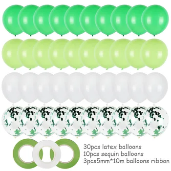 40pcs Õhupallid Set konfetit Lateks Kolbides koos 3tk Lindi Lapsed Sünnipäeva Deco Heelium Globos Baby Shower Baloon Pulm
