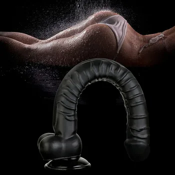 42Cm Super Pikk Dildo Realistlik Topelt Lõppes Dong Anal Butt Plug Dick Kunstlik Peenise Homo Seksi Mänguasi Naistele Masturbator