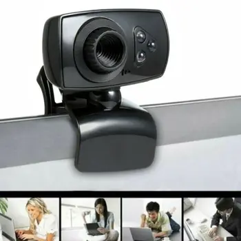 480P Full HD Veebikaamera, USB 2.0 Veebi Kaamera Sisseehitatud Mikrofon, Käsitsi teravustamise Veebikaamera Nr Draiveri Versioon PC-Sülearvuti ja Lauaarvutite