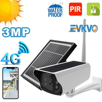 4G LTE SIM-Kaardi Kaamera Väljas 3MP HD Wireless Solar Power Aku Kaamera CCTV Turvalisus Järelevalve IP PIR Inimeste Häire Kaamera