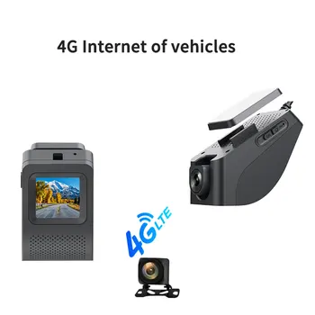 4G WiFi Sõidu Diktofon Car DVR GPS-Dual Kriips Kaamera HD 1080P Kriips Cam Video Recorder 24-tunnise Öise Nägemise Remote Monitor