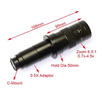 4K Digitaalse Mikroskoobi Sony Sensor HDMI-USB-Tööstus-Video Mikroskoobi Kaamera 180X Objektiiv 144 LED-PCB CPU Remont