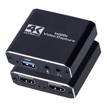 4K HDMI-USB2.0 Videotöötluskaardid Mängu Live Streaming Salvestamise Kasti Adapter