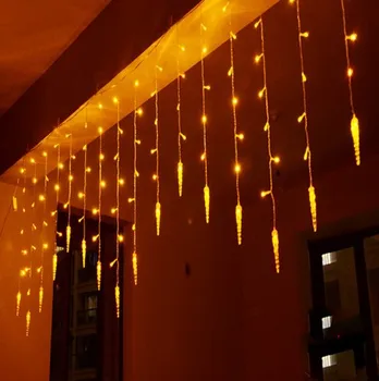 4M * 0,7 M 100 LED jääpurikad Kardinad Jõulud LED String haldjas tuled home õhtul Pulmad decor AC110V-220V