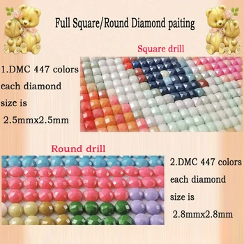 4tk 5d diy diamond maali Unimaguna täis square diamond drill tikandid kive maali kit triptühhon maali