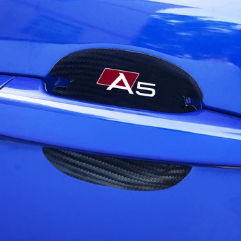 4tk auto uks kaussi carbon fiber cloth dekoratiivne kaitse Audi A3 A4 A5 A6 A7 A8 Q3 Q5 Q7 Q8 tarvikud