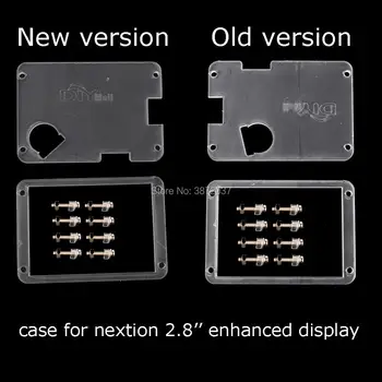 4tk/palju Akrüül Plastikust Läbipaistev Selge näide Expansion Board IO Adapter Täiustatud Nextion HMI Touch 2.4