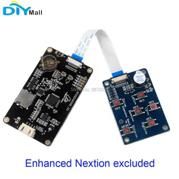 4tk/palju Akrüül Plastikust Läbipaistev Selge näide Expansion Board IO Adapter Täiustatud Nextion HMI Touch 2.4
