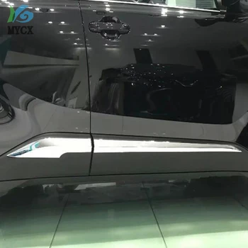 4TK Tarvikud UUS! ABS Plastikust Autode Kere Ukse Pool Vormimise Sisekujundus Ringi Toyota C-HR CHR 2016 2017 2018