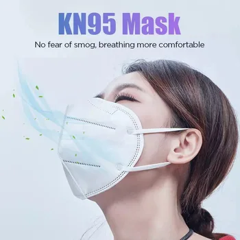 5-200 Tükki KN95 Mask CE FFP2 Näo Maskid 5 Kihti Kaitsev Filter Tervishoiu FFP2Mask 95% Respiraatorit Suu Mascarillas