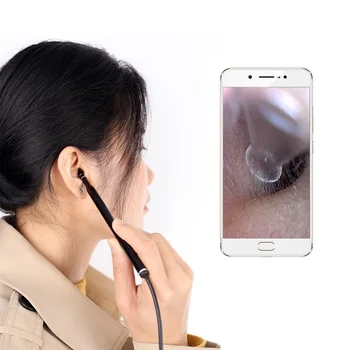 5.5 mm, 3 in 1 Ear cleaner kaamera, android endoscope kaamera usb-otoscope borescope tüüp-c kõrva otoscope medical kõrva korjaja