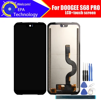 5.9 tolline Doogee S68 PRO LCD Display+Touch Screen Digitizer Assamblee Originaal LCD+Puutetundlik Digitizer jaoks DOOGEE S68 PRO+Tööriistad