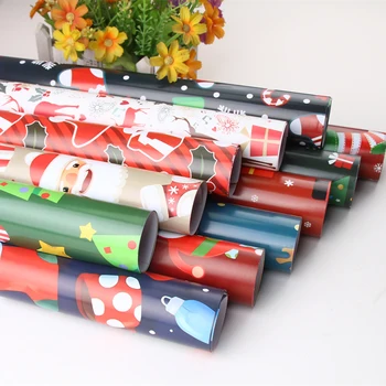 50*70cm Jõulud Xmas Party Pakkepaber Pulm Teenetemärgi Kinke Wrap Artware Kraft Pakendi Paberi-Vellum Paber Origami Pape