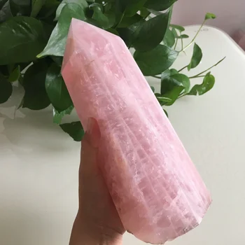 500g/700g/1000 g Natural Pink Rose Quartz Crystal Obelisk Võlukepp Punkti Tervendav