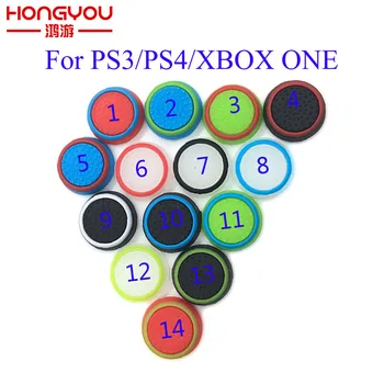 500Pcs Silikoon Värviline Kork Thumb Stick Juhtnuppu Käepide Sony PS4 PS3 Xbox 360 Kontroller