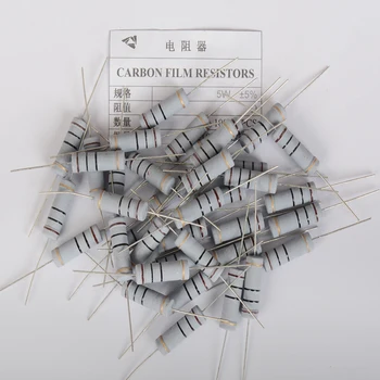 50TK 5% 5W Metal oxide film Resistor 0.1 R ~ 1M 100R 220R 330R 1K 1,5 K 2.2 K 3.3 K 4.7 K 10K 22K 47K 100K 0.22 0.33 Carbon Film