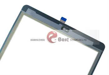 50tk/palju DHL iPad Õhu 1 (ipad 5) Puutetundlik Digitizer Ülemine Välimine Klaas Paneel Repait Osad