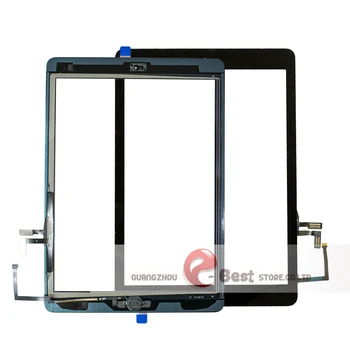 50tk/palju DHL iPad Õhu 1 (ipad 5) Puutetundlik Digitizer Ülemine Välimine Klaas Paneel Repait Osad