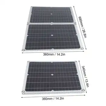 50W päikesepaneel Väljas Kokkupandav Veekindel päikesepaneel Laadija Mobiiltelefoni, Sülearvuti Päikeseenergia