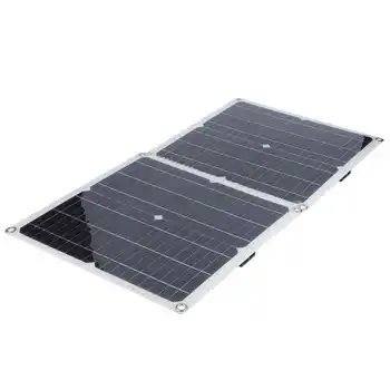 50W päikesepaneel Väljas Kokkupandav Veekindel päikesepaneel Laadija Mobiiltelefoni, Sülearvuti Päikeseenergia