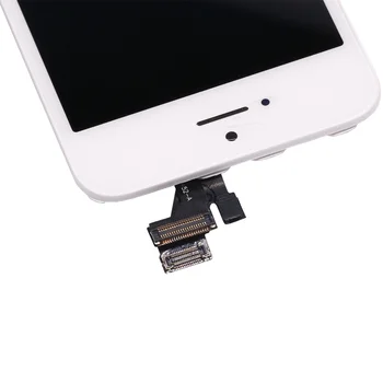 5tk LCD Ekraan pantalla iPhone 5 ekraani Digitizer Assamblee Asendamine+Karastatud Klaas Must/Valge Nr Surnud Pixel tasuta laeva