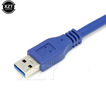 5tk USB3.0 (Meeste ja Naiste Suure Kiirusega USB 3.0 pikenduskaabel Juhe Arvuti Host 0,5 m koos Kruvi Auk hot müük