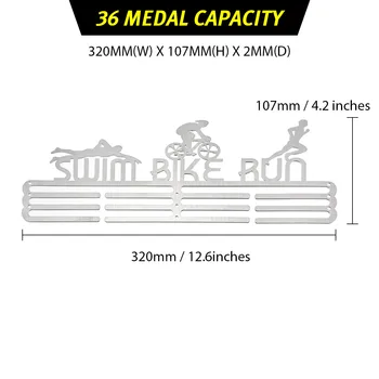 60/36 Medal Omanik Medal Riidepuu Display rack Omanik Roostevabast Terasest Traat, Sport töötab jõusaal, ujumine
