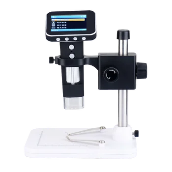 600X digitaalse elektroonilise mikroskoobi kaamera LCD-ekraan 3,5-tolline video USB mikroskoop, luup HD 200W pikslit