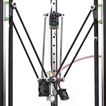 6tk/Set Paralleelselt Manipulaatori Fisheye Süsiniku Rod Komplektid M3 20Cm Kruvid Kossel Delta 3D Printeri Osad Tarvikud
