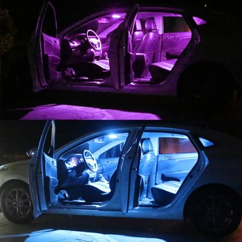 6tk Valge LED Car Light Pirnid Salongi Komplekt Kaart Dome Samm Viisakalt Pagasiruumi Lasti Ala Valgustus Lamp Lexus IS300 2001-2004 2005