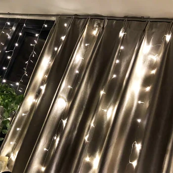 6X3/8x3M LED Kardin Dekoratiivsed Tuled Vanik jõuluehe Pool Uut Aastat, Pulmi Haldjas Tuled Puhkus Valgustus